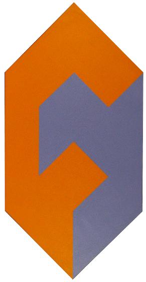 Forme a forme, orange et vert, 1974