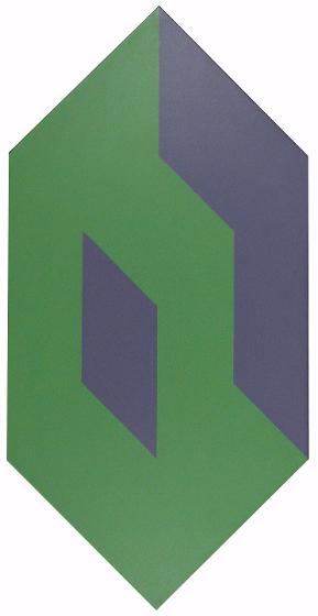 Forme a forme, vert et mauve, 1974
